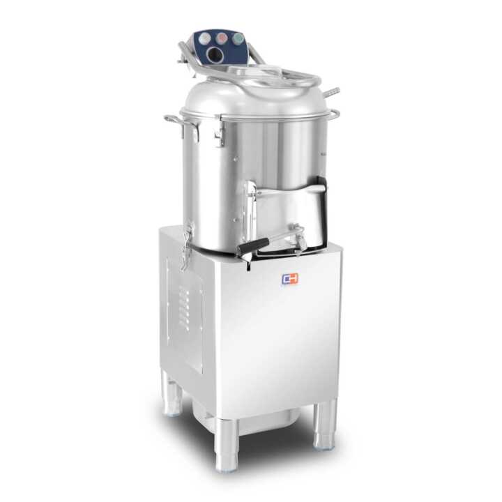 Máquina de descascar batatas de 20 kg com produção de 190 kg/h - Hotelequip.pt Máquina de descascar batatas de 20 kg com produção de 190 kg/h