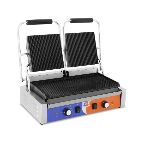 Fry Top elétrico duplo 565x365x210h mm