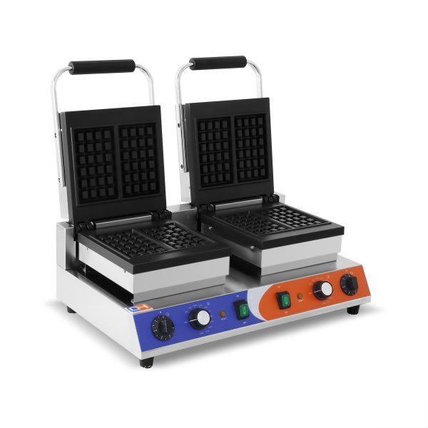 Máquina de waffles eléctrica dupla 1