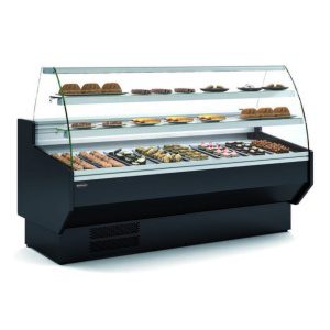 Vitrina Refrigerada De Vidro Curvo Padaria Profundidade 900 Dim