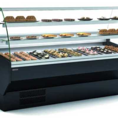 Vitrina Refrigerada De Vidro Curvo Padaria Profundidade 900 Dim