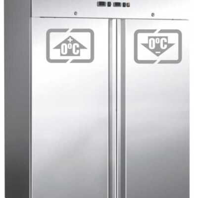 Armário refrigerado - congelador GN2/1 2 portas 1340x810x2000h mm