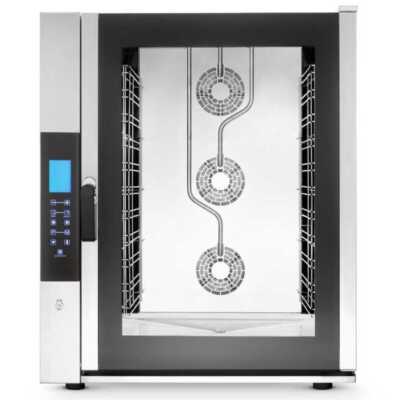 Forno elétrico de convecção TOUCH CONTROL com VAPOR 11 tabuleiros GN1/1