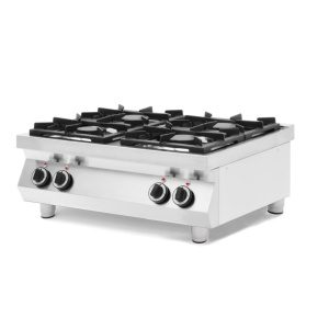 Fogão a gás  com 4 bicos para mesa, 19kW, 800x700x(H)310mm