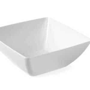 Taça quadrada, Branco, 270x270x(H)105mm
