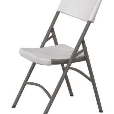 Cadeira de catering, Carga máxima: 180kg, Branco, 540x440x(H)840mm