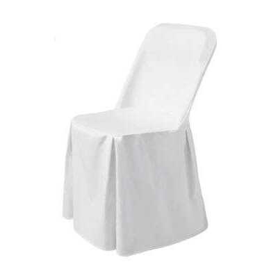 Cobertura para cadeira dobrável, 810965 + 810989, Branco, 540x440x(H)840mm