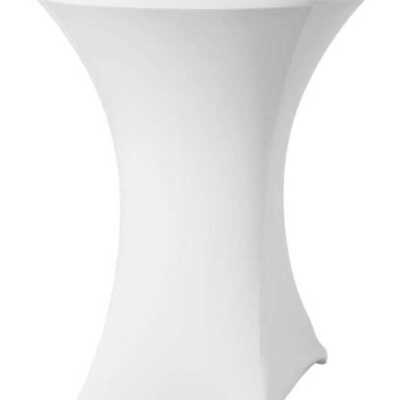 Cobertura para mesa de bar ø80-85cm, Branco, ø850x(H)1150mm