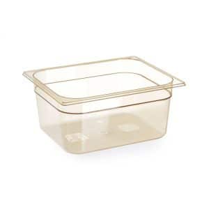 Recipiente GN 1/2, resistente a altas temperaturas, GN 1/2, 9L, Transparente, 325x265x(H)150mm