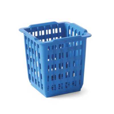 Cesto para talheres, azul, 125x84x(H)135mm