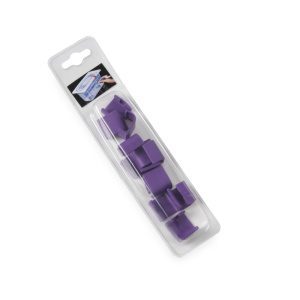 Clipes para tampas para recipientes de armazenamento HACCP, Roxo, 12 pcs
