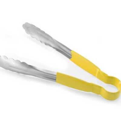 Pinças de servir HACCP 300mm, Amarelo, (L)300mm