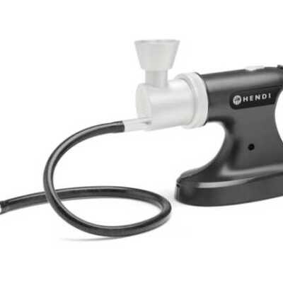 Pistola para defumar alimentos, recarregável – 3 velocidades de defumação, 215x70x(H)160mm