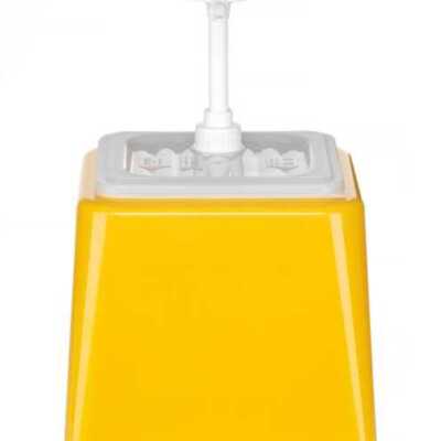 Dispensador de molhos, 2,5L, Amarelo, 230x210x(H)327mm