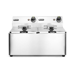 Fritadeira  - 2x 8L, 16L, 230V/7000W, 542x430x(H)351mm