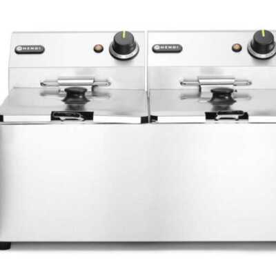Fritadeira  - 2x 8L, 16L, 230V/7000W, 542x430x(H)351mm