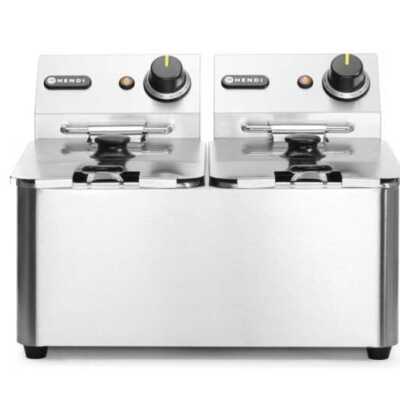 Fritadeira  - 2x4L, 8L, 230V/6000W, 470x380x(H)315mm