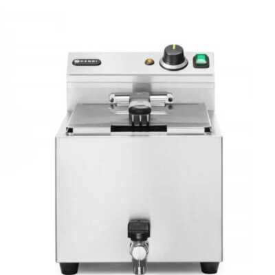 Fritadeira  XL com torneira de drenagem, 10 l, 400 V, 10L, 400V/6600W, 300x680x(H)420mm