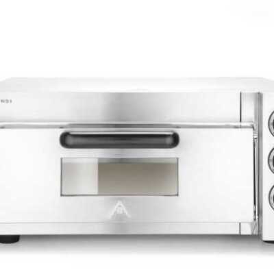Forno de piza compacto, Prateado, 230V/2000W, 580x560x(H)275mm