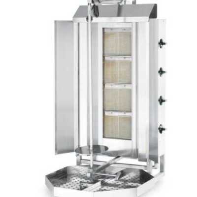 Grelhador a gás para kebab 12kW, 735x745x(H)1110mm