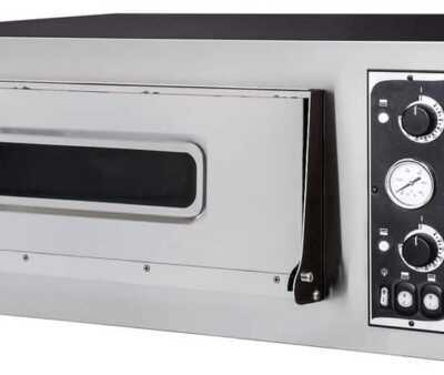 Forno para piza 4, 1 câmara, 400V/4700W, 975x930x(H)413mm