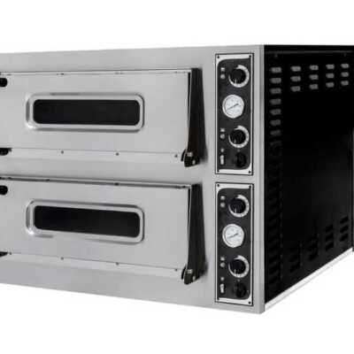 Forno para piza 44, 2 câmaras, 400V/9400W, 975x930x(H)742mm
