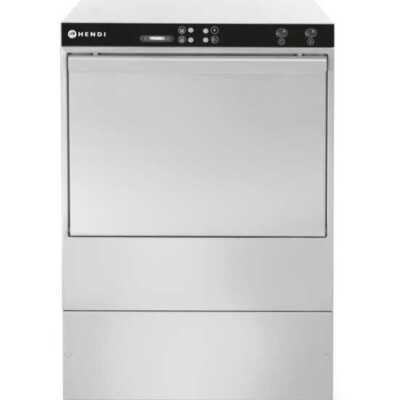 Máquina de lavar loiça 50x50 - controlo eletromecânico, com bomba de detergente, 400V/6600W, 576x645x(H)837mm