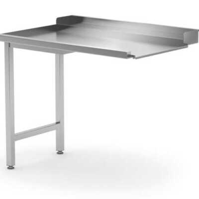 Mesa de descarga para máquinas de lavar loiça, lado esquerdo, 1000x700x(H)850mm