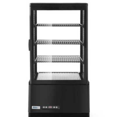 Expositor frigorífico 68 L, Preto, 230V/170W, 444x397x(H)875mm