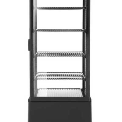 Expositor frigorífico 98 L, Preto, 230V/210W, 444x397x(H)1100mm