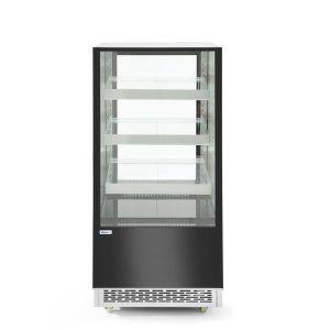 Expositores frigoríficos com 3 prateleiras inclinadas, 300L, 230V/480W, 650x833x(H)1460mm