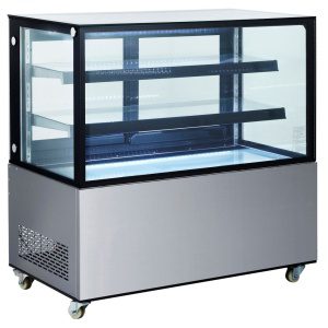 Expositores frigoríficos com 2 prateleiras, 410L, 230V/490W, 1224x677x(H)1230mm