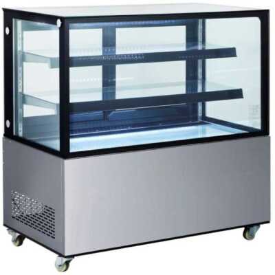 Expositores frigoríficos com 2 prateleiras, 410L, 230V/490W, 1224x677x(H)1230mm