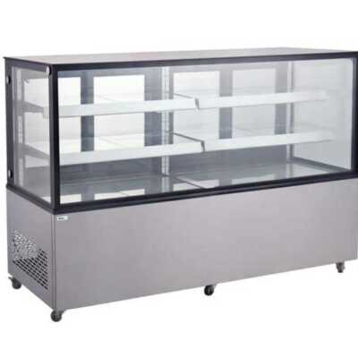 Expositores frigoríficos com 2 prateleiras, 610L, 230V/500W, 1824x677x(H)1230mm