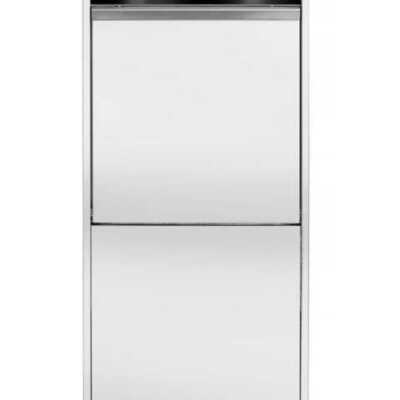 Máquina de lavar loiça 50x60 para tabuleiros e panelas – controlada eletronicamente, com sistema de dosagem de detergente e bomba de escoamento, 400V/7100W, 595x777x(H)1335mm