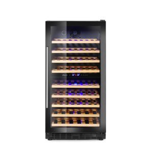Frigoríficos para vinho, 2 zonas, 72 garrafas, 232L, 220-240V/110W, 595x675x(H)1215mm