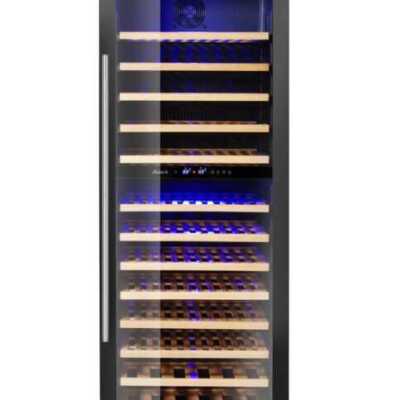 Frigoríficos para vinho, 2 zonas, 135 garrafas, 387L, 220-240V/130W, 595x675x(H)1625mm