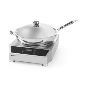 Wok de indução modelo 3500, wok de indução + frigideira wok, 230V/3500W, 340x450x(H)295mm