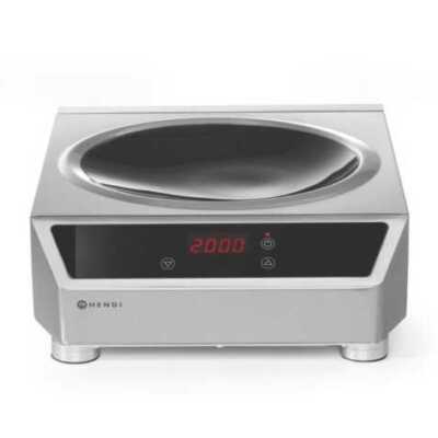 Wok de indução modelo 3500, unidade de indução, 230V/3500W, 340x450x(H)130mm