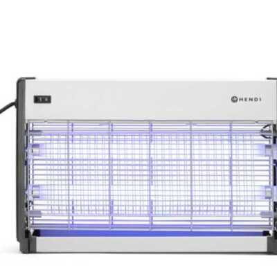 Mata insetos de alta voltagem, Cobertura: 100 m², 230V/40W, 515x104x(H)315mm