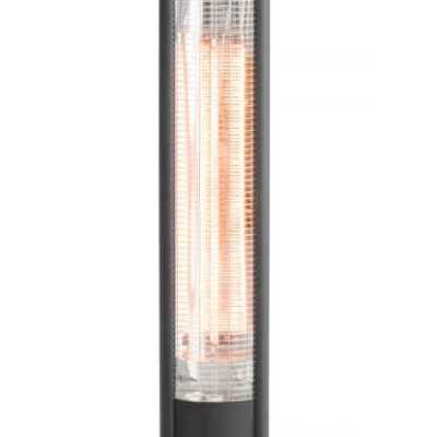 Aquecedor radiante de infravermelhos Tornado, Preto, 230V/2000W, 210x270x(H)1060mm