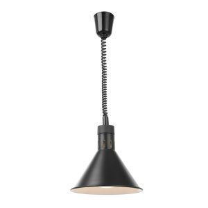 Candeeiro de aquecimento cónico, Preto, 230V/250W, ø275x(H)250mm