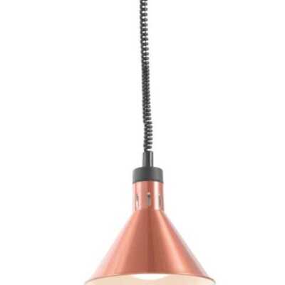 Candeeiro de aquecimento cónico, Cobre, 230V/250W, ø275x(H)250mm