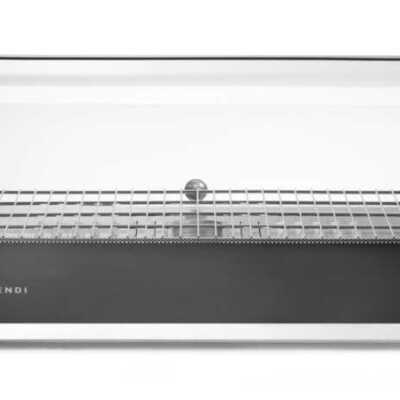 Display de bancada aquecido duplo, Preto, 220-240V/800W, 556x376x(H)315mm