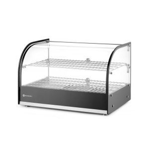Display de bancada aquecido duplo, Preto, 220-240V/800W, 554x376x(H)376mm