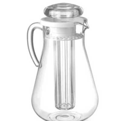 Jarro com tubo para cubos de gelo, 2,2L, ø150x(H)260mm