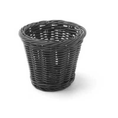 Cesto para snacks, Preto, ø130x(H)110mm