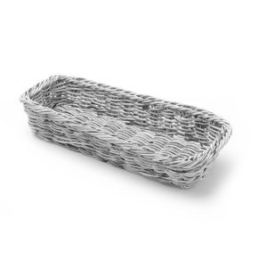 Cesto para talheres, Cinzento-claro, 270x100x(H)45mm