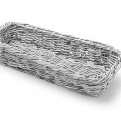 Cesto para talheres, Cinzento-claro, 270x100x(H)45mm