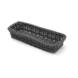Cesto para talheres, Preto, 270x100x(H)45mm